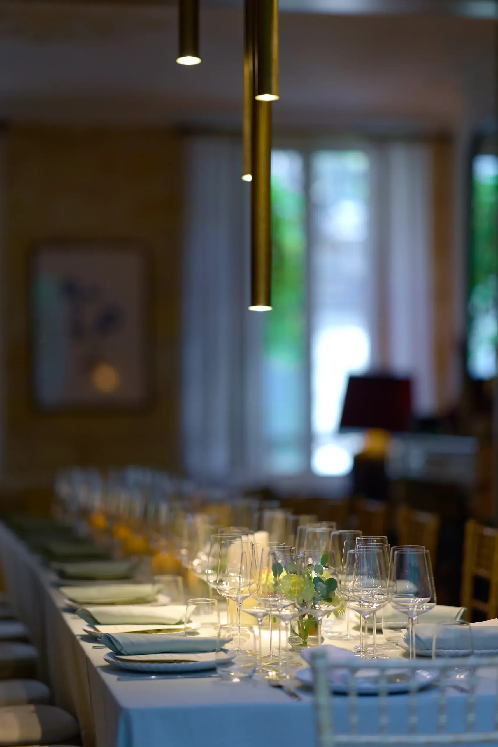 Table dressée pour réception gastronomique - Jean de Malet