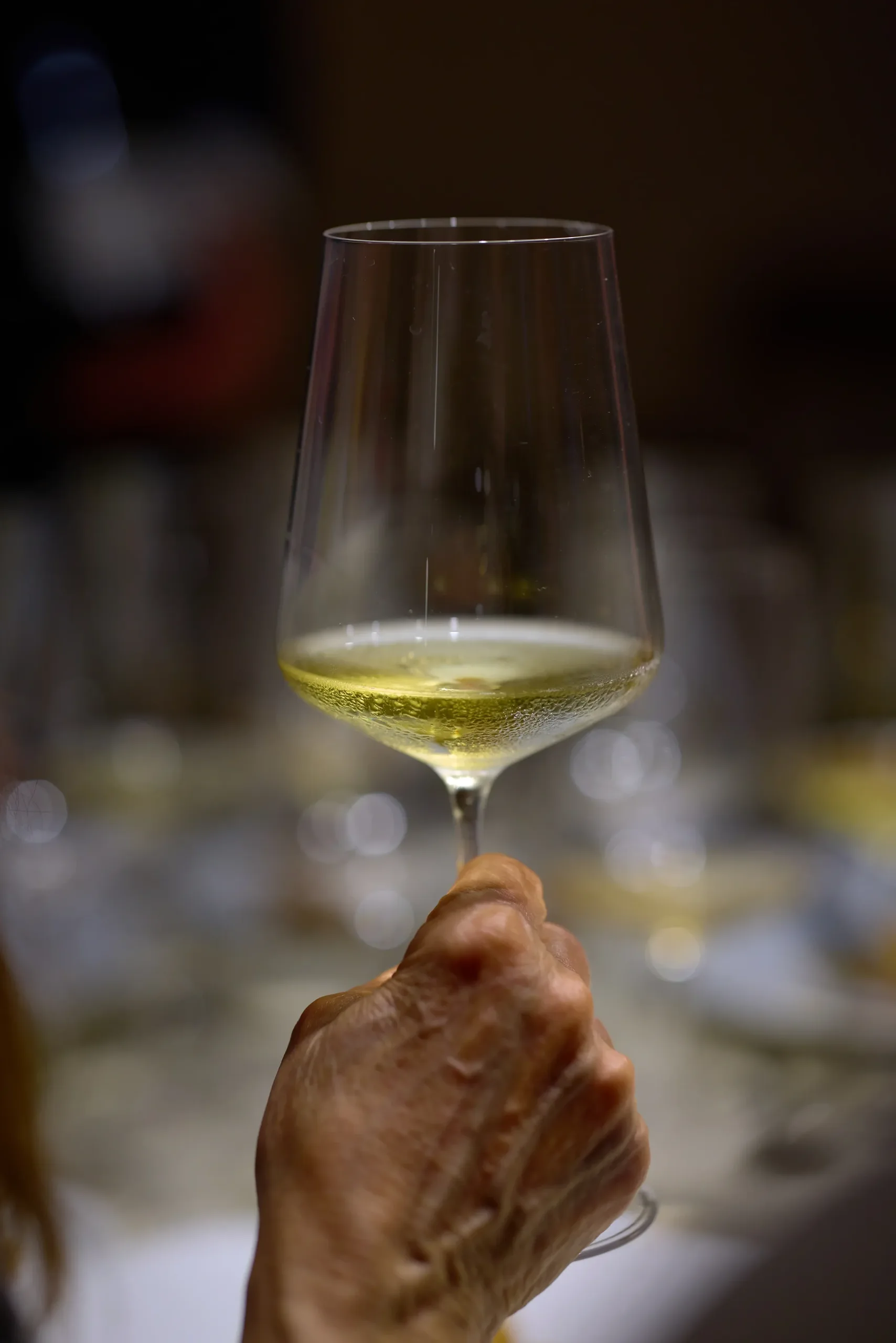 Accords mets et vins - verres et spiritueux en table