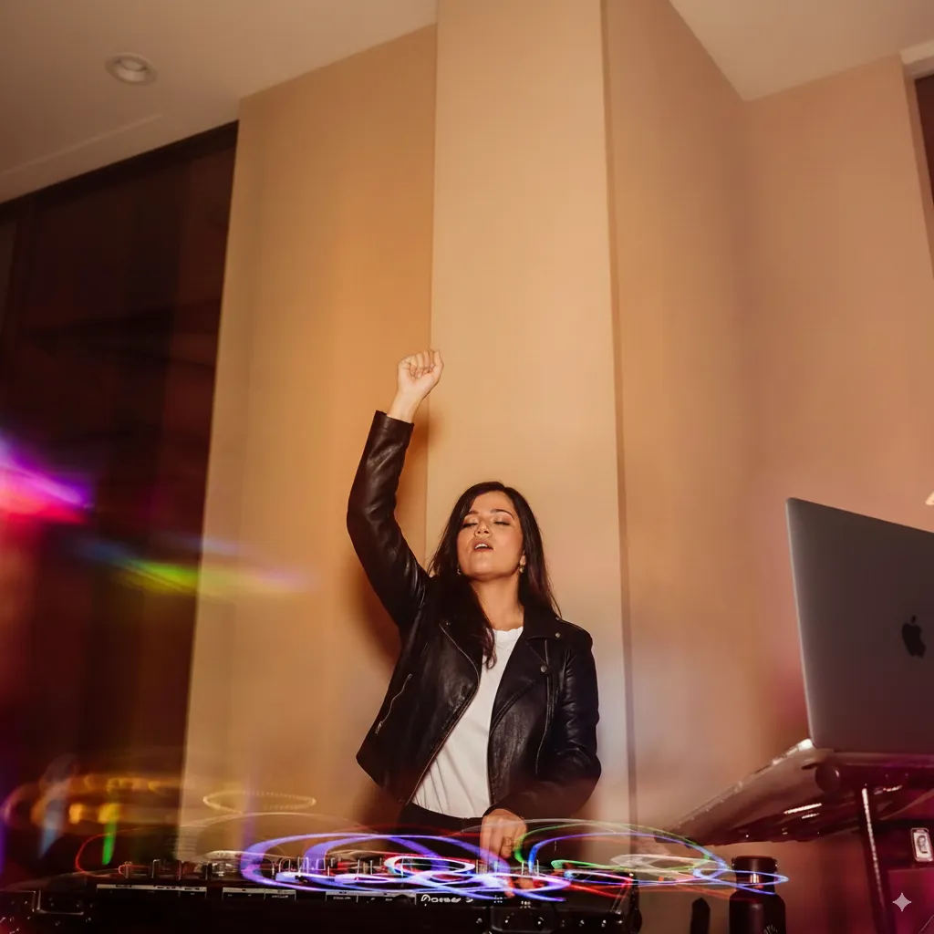 Ana Del Amor aux platines · DJ Ana Del Amor