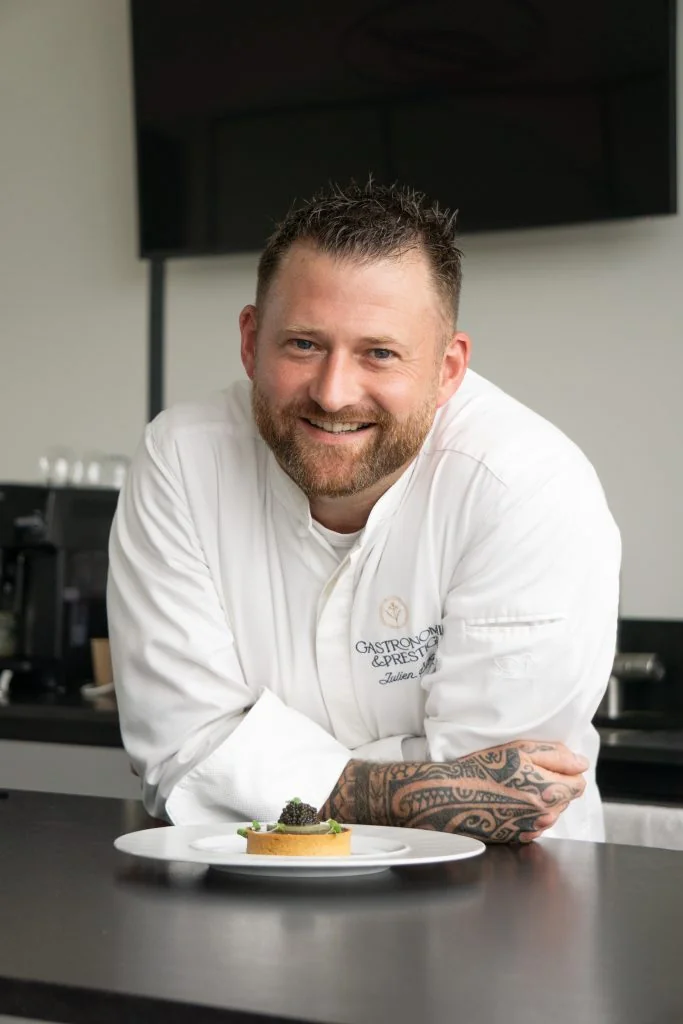 Portrait of chef Julien Stocky: Gastronomie & Prestige