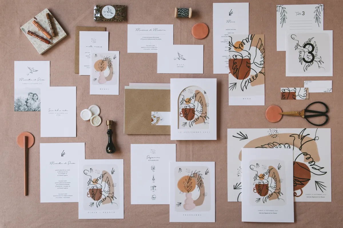 Collections de papeterie de mariage · Les Faire-parts de Laurence
