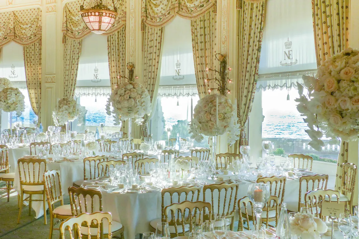 Reception decor and styling · Orchis