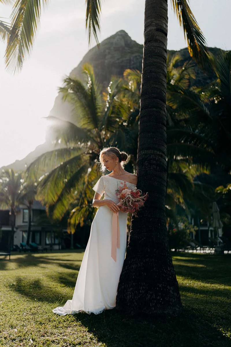 Wedding gown: Valentine Le Sec’h