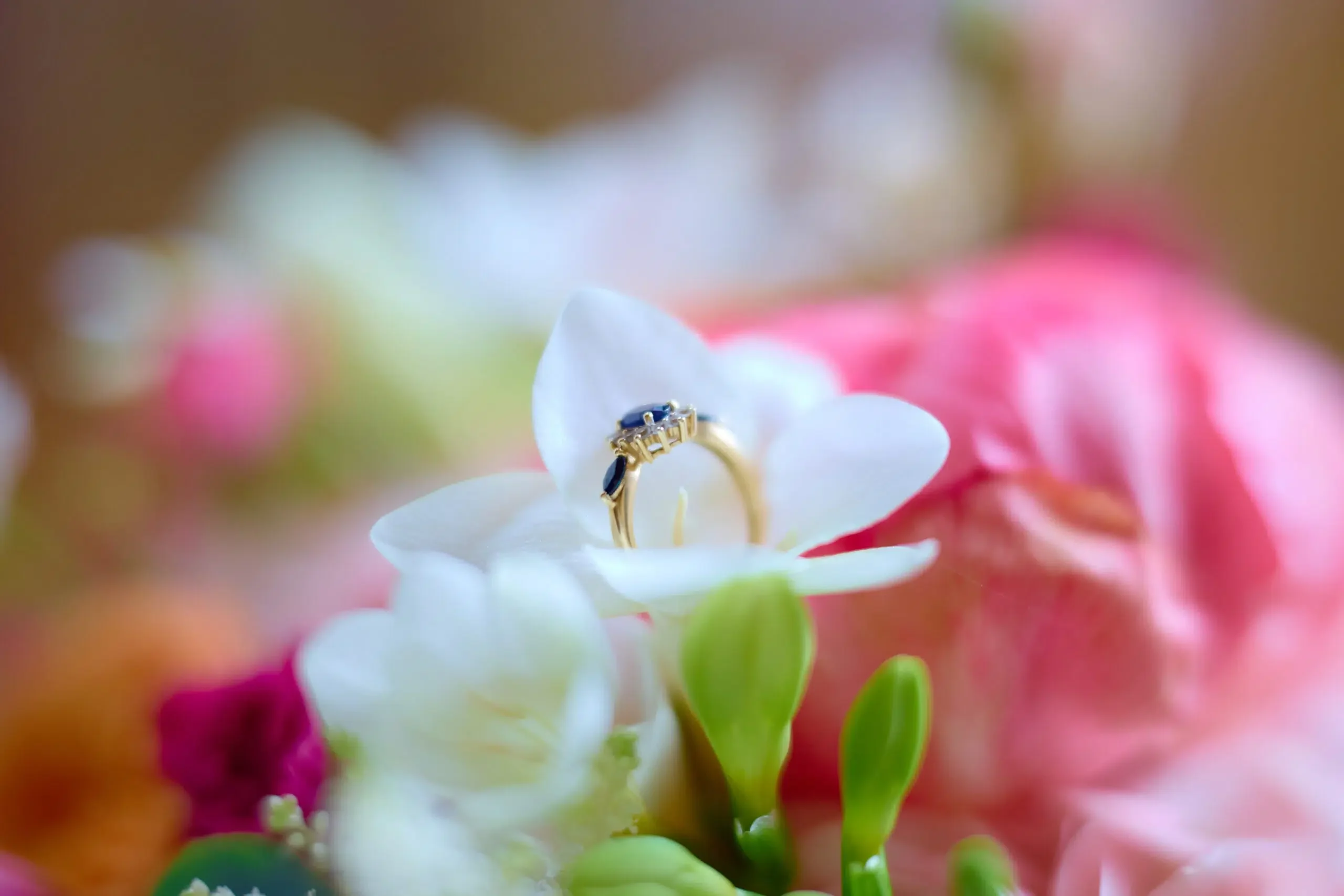 Getting ready — an emotional moment for the bride