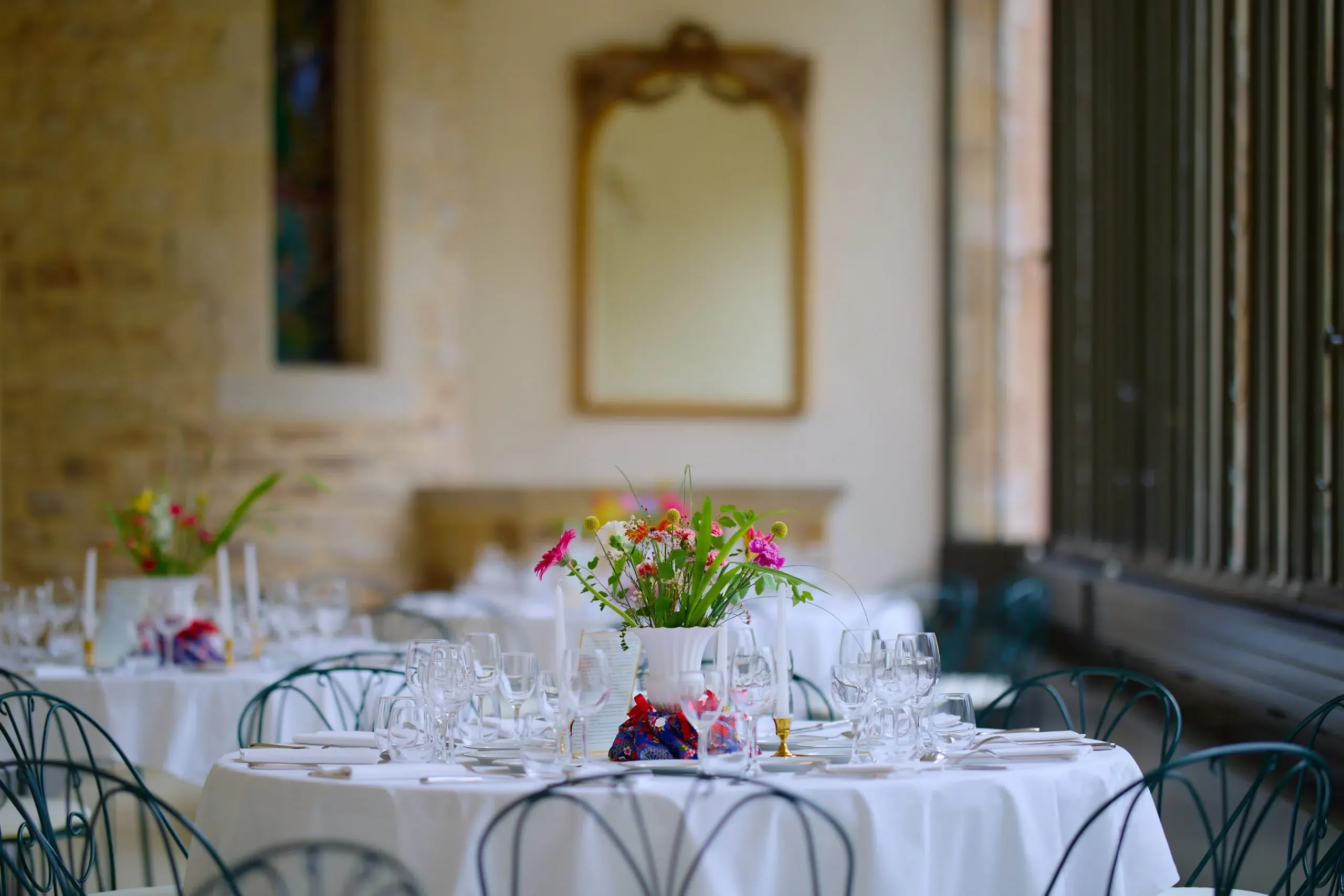 The groom's elegant preparations