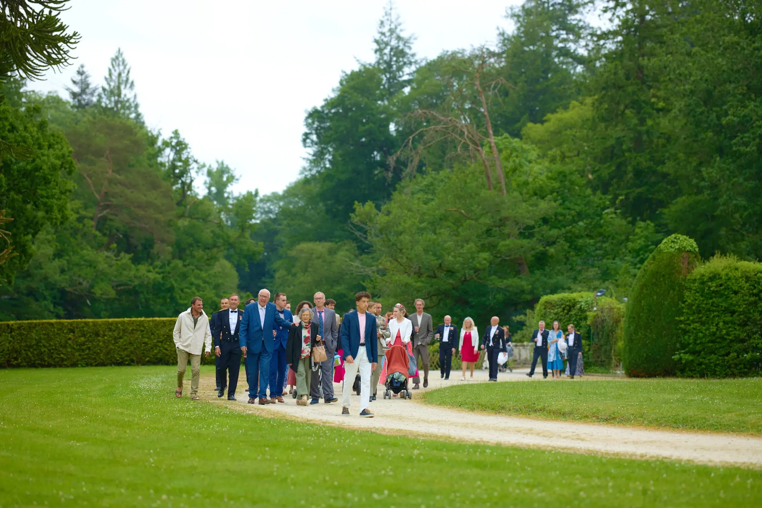 Joy and celebration for the newlyweds