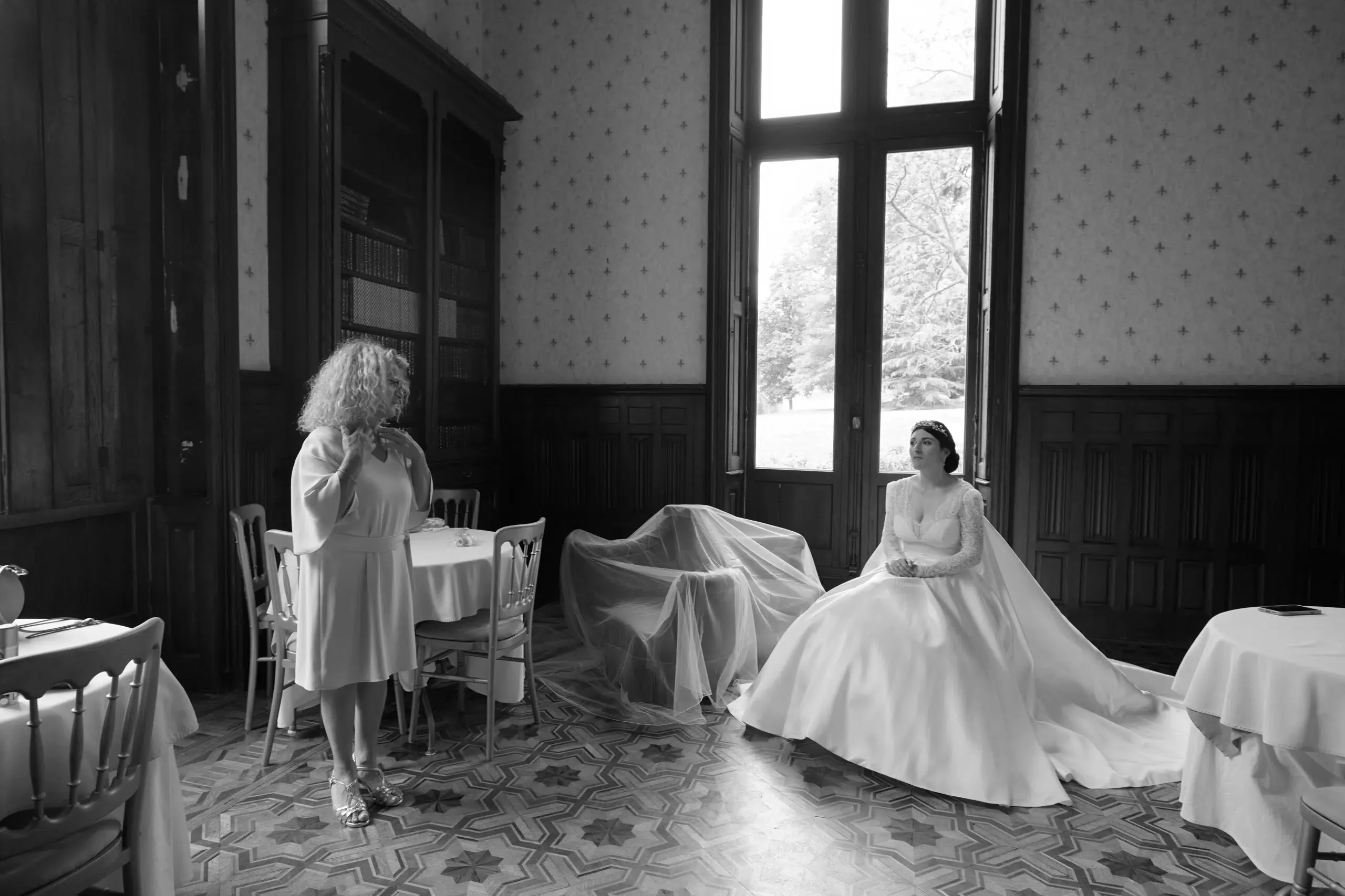Exchanging vows and loving glances