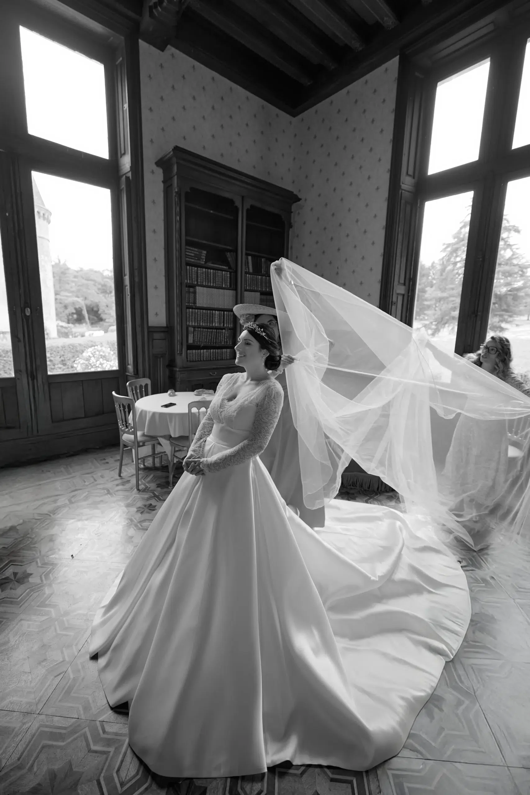 The joy of the newlyweds