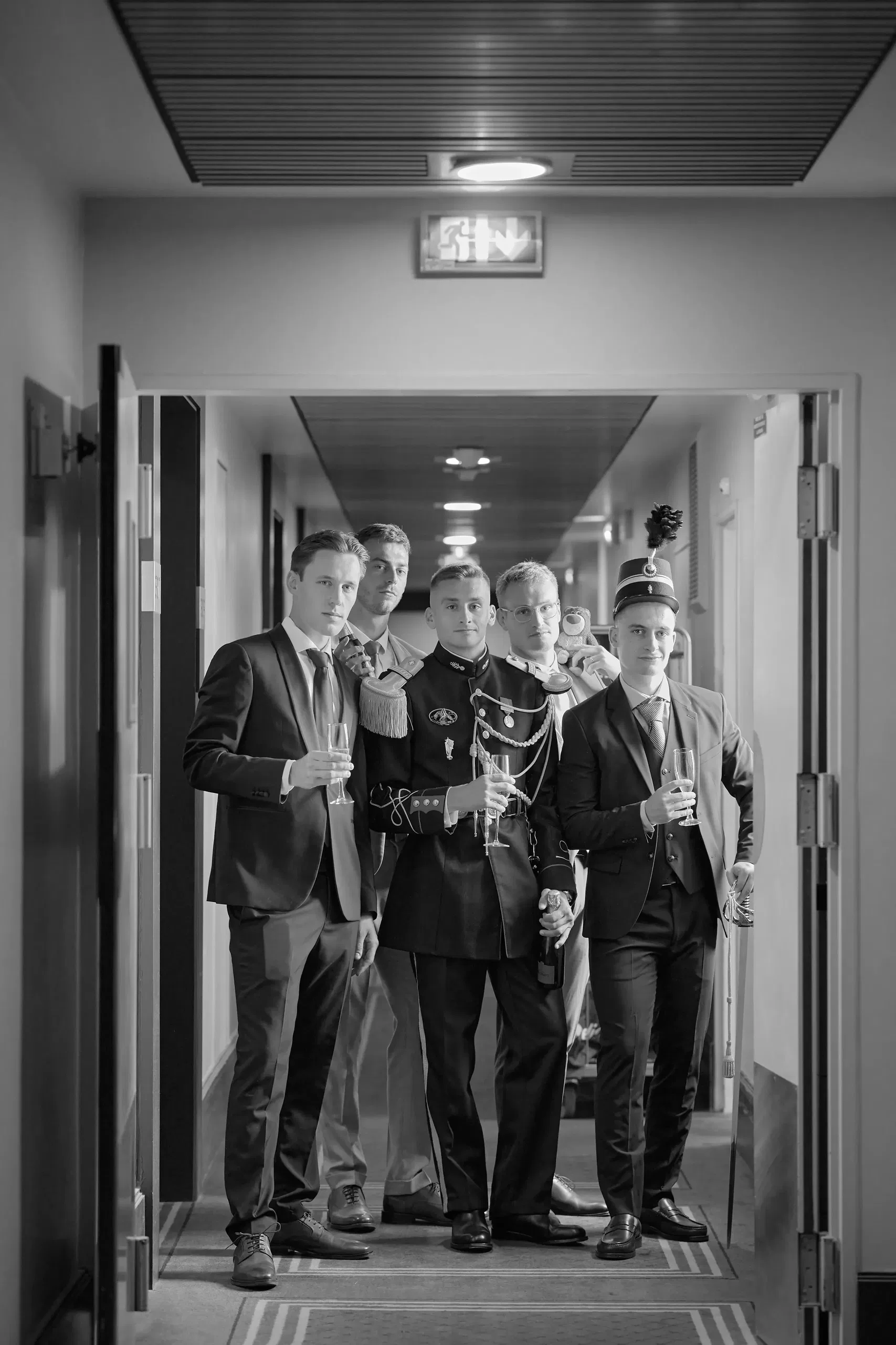 Preparations before the military wedding
