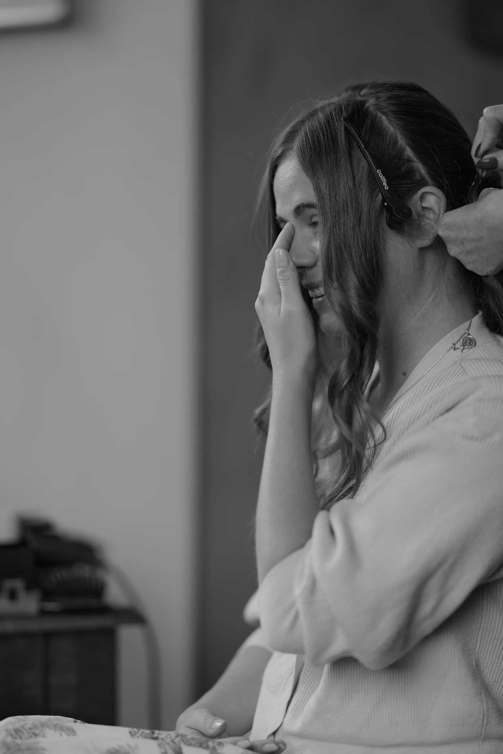 Wedding preparations at Château de la Blérétie