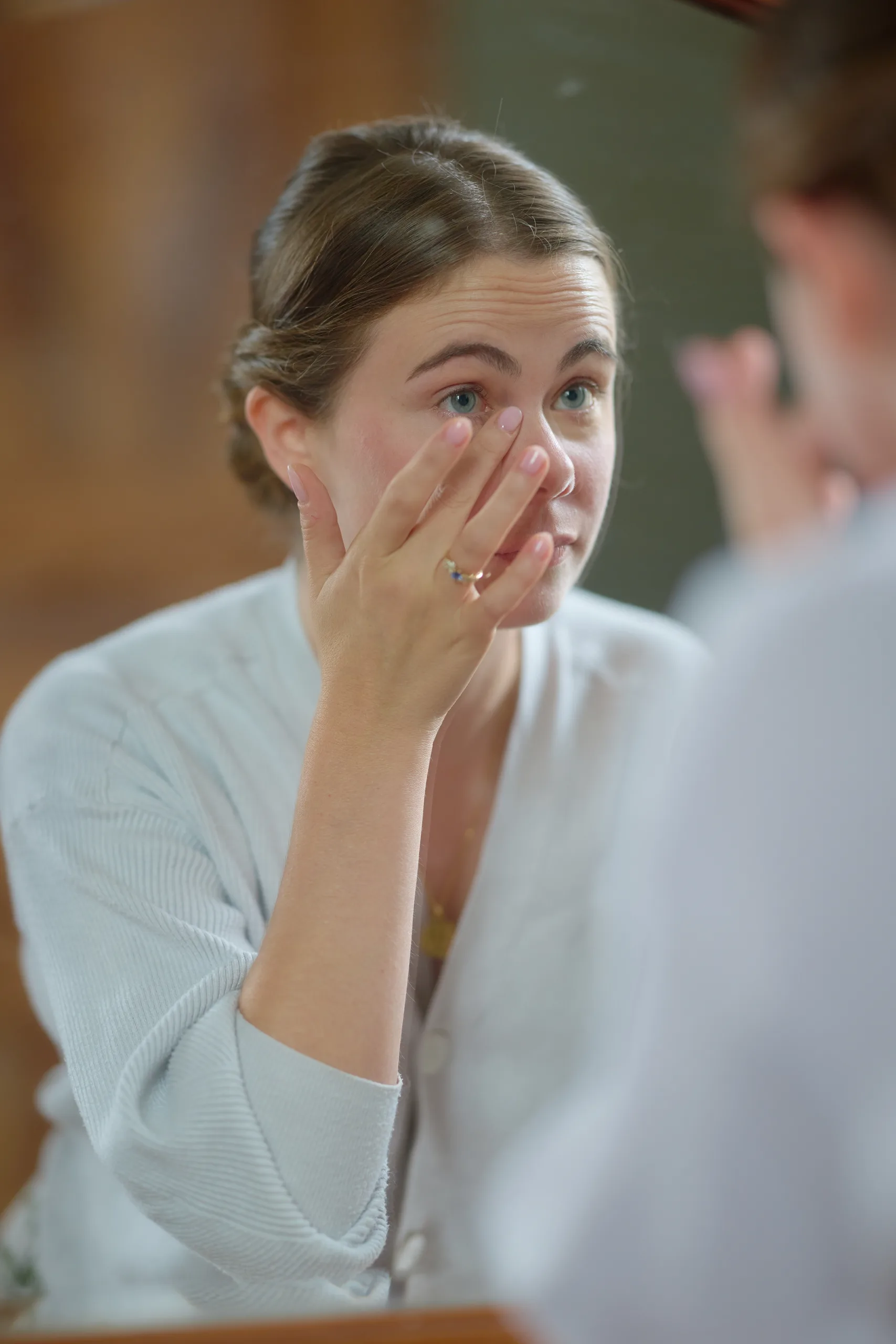 Wedding preparations at Château de la Blérétie