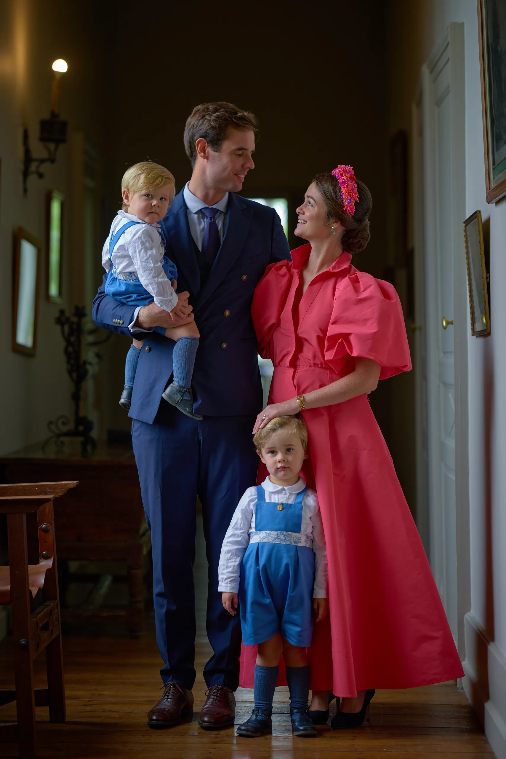 Wedding preparations at Château de la Blérétie