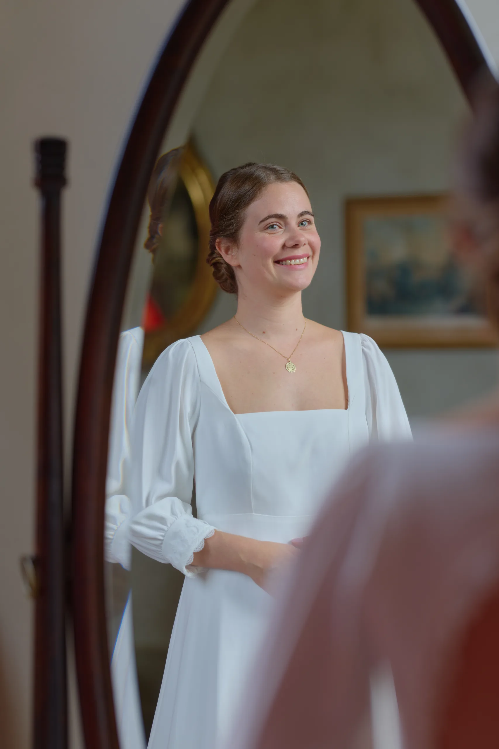 Wedding preparations at Château de la Blérétie