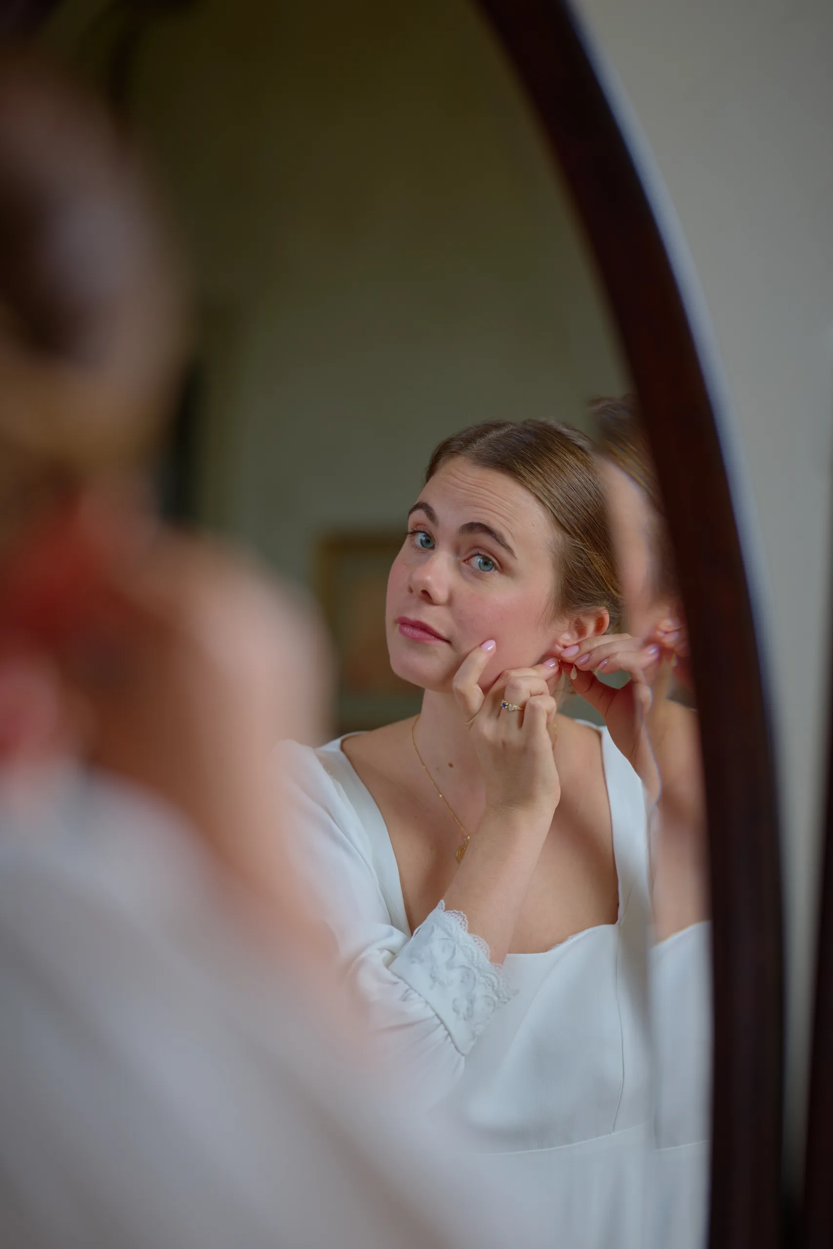 Wedding preparations at Château de la Blérétie