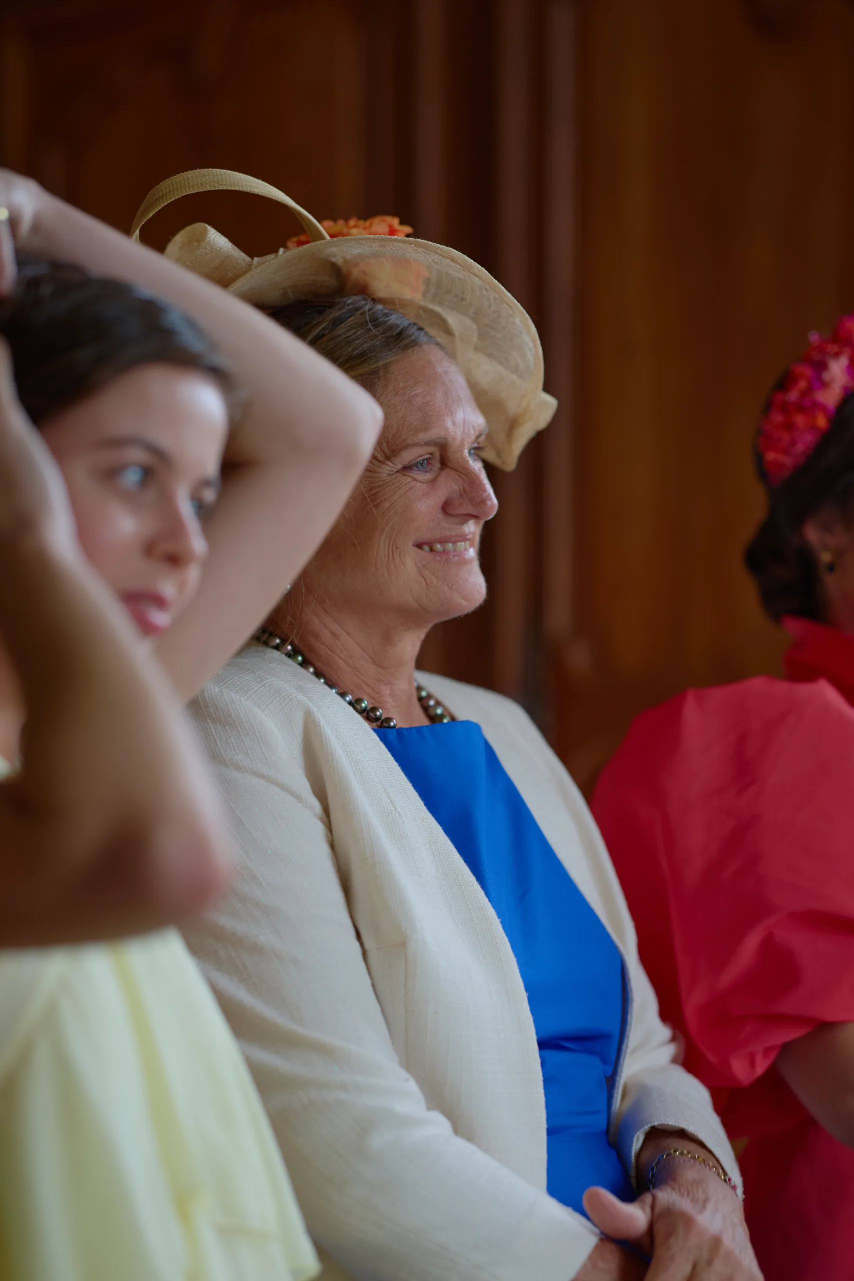 Wedding preparations at Château de la Blérétie