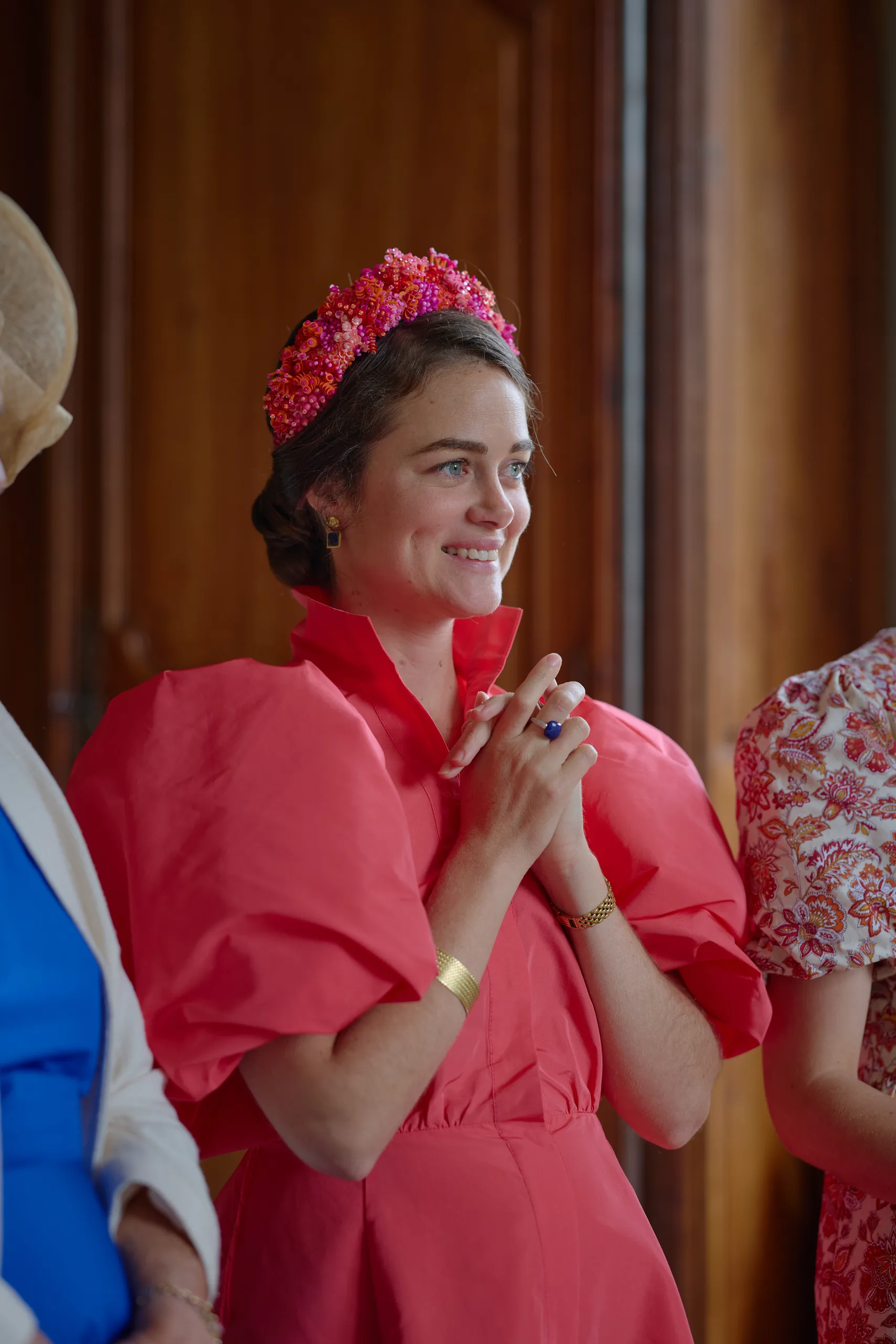 Wedding preparations at Château de la Blérétie