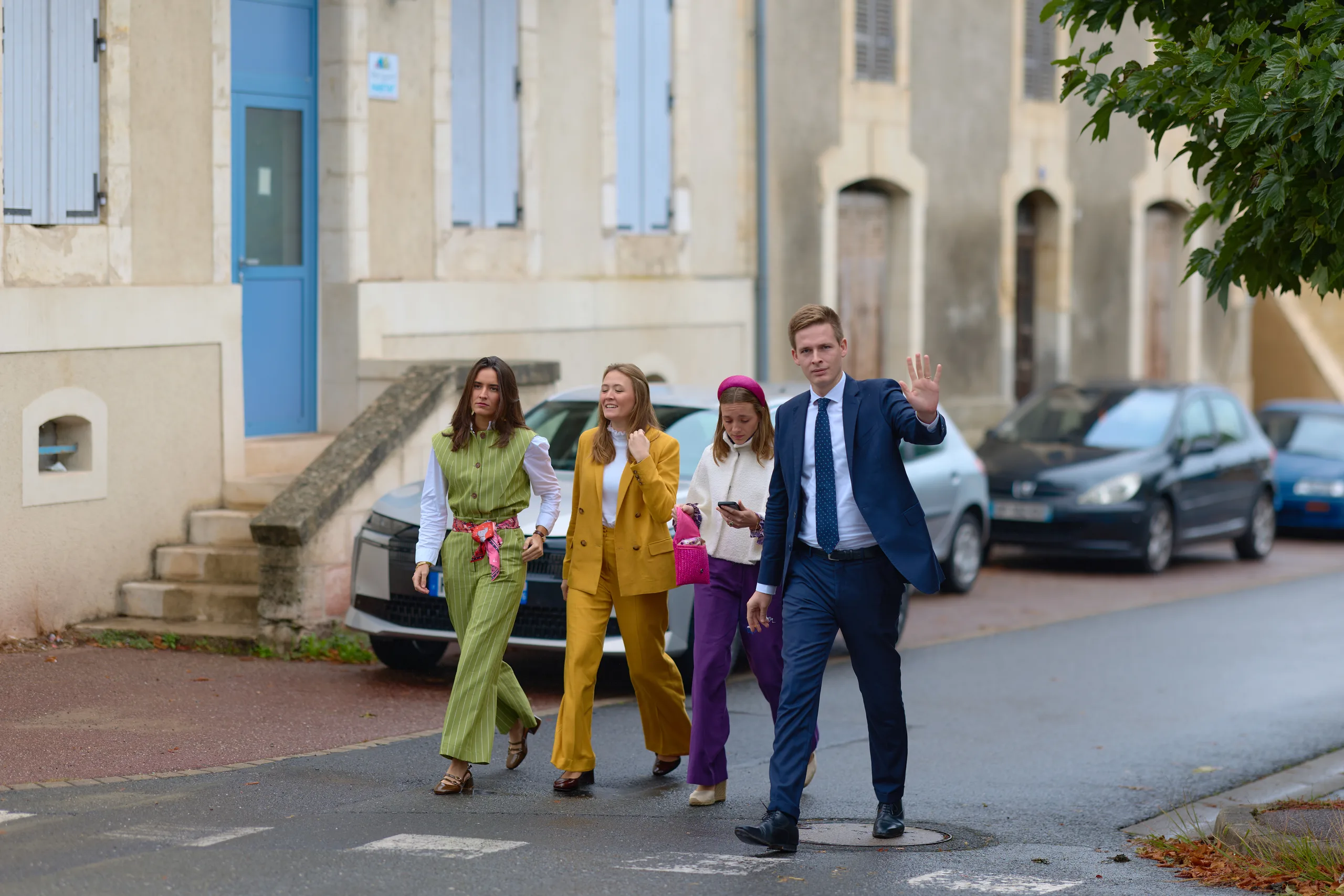 Jade and Luc’s ceremony at Saint-Georges church in Mussidan