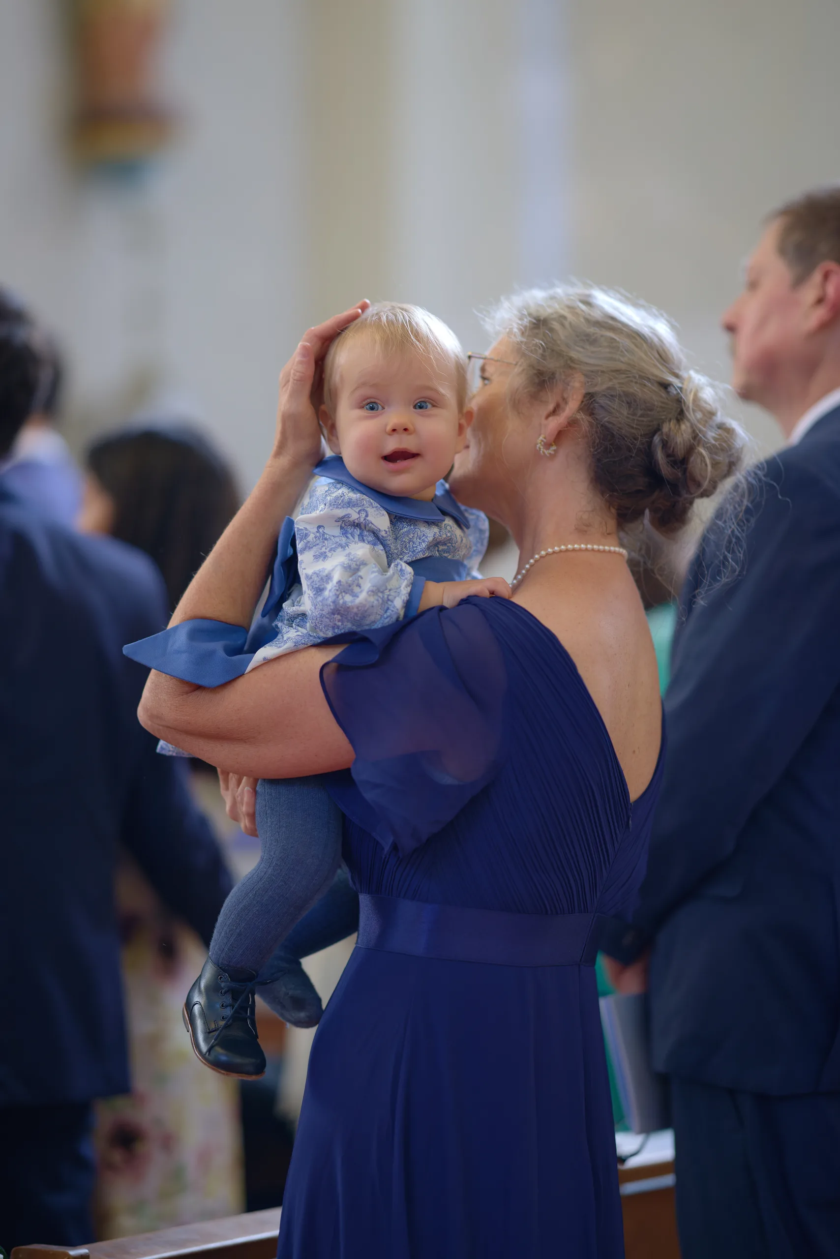 Jade and Luc’s ceremony at Saint-Georges church in Mussidan