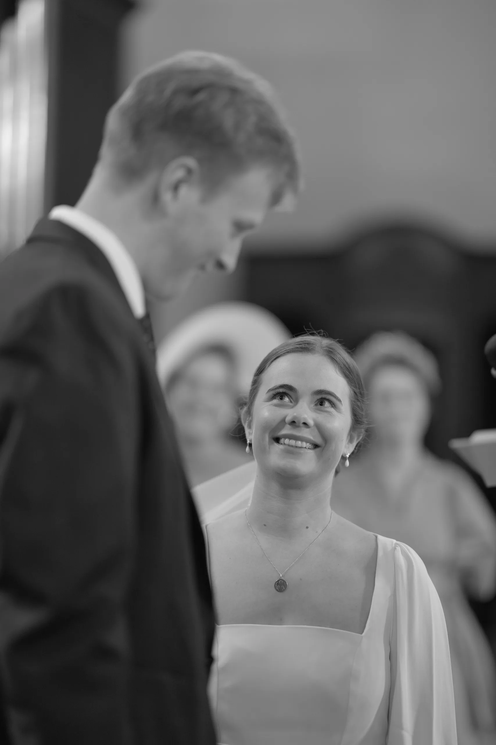 Jade and Luc’s ceremony at Saint-Georges church in Mussidan