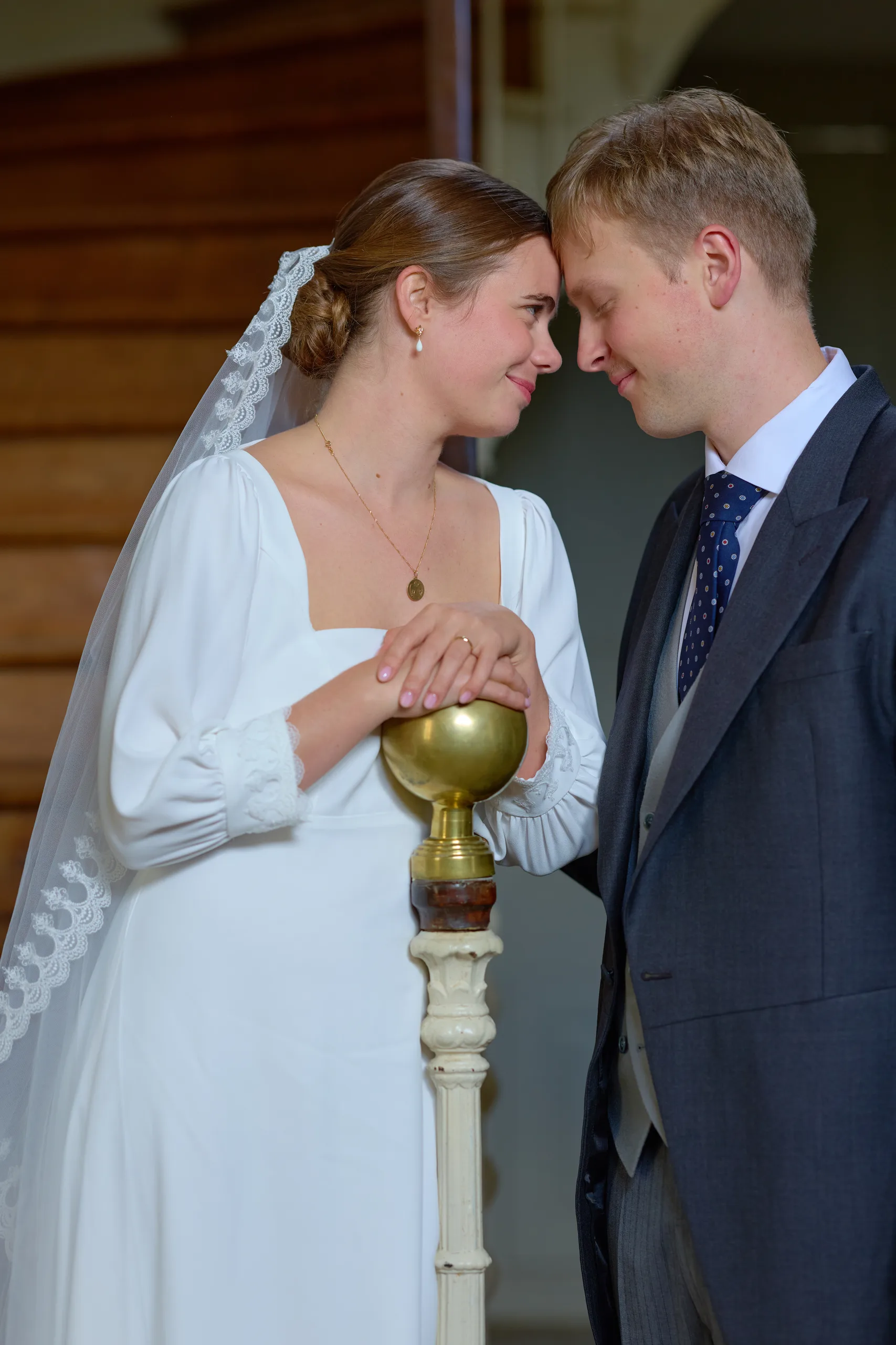 Jade and Luc’s couple portraits at Château de la Blérétie
