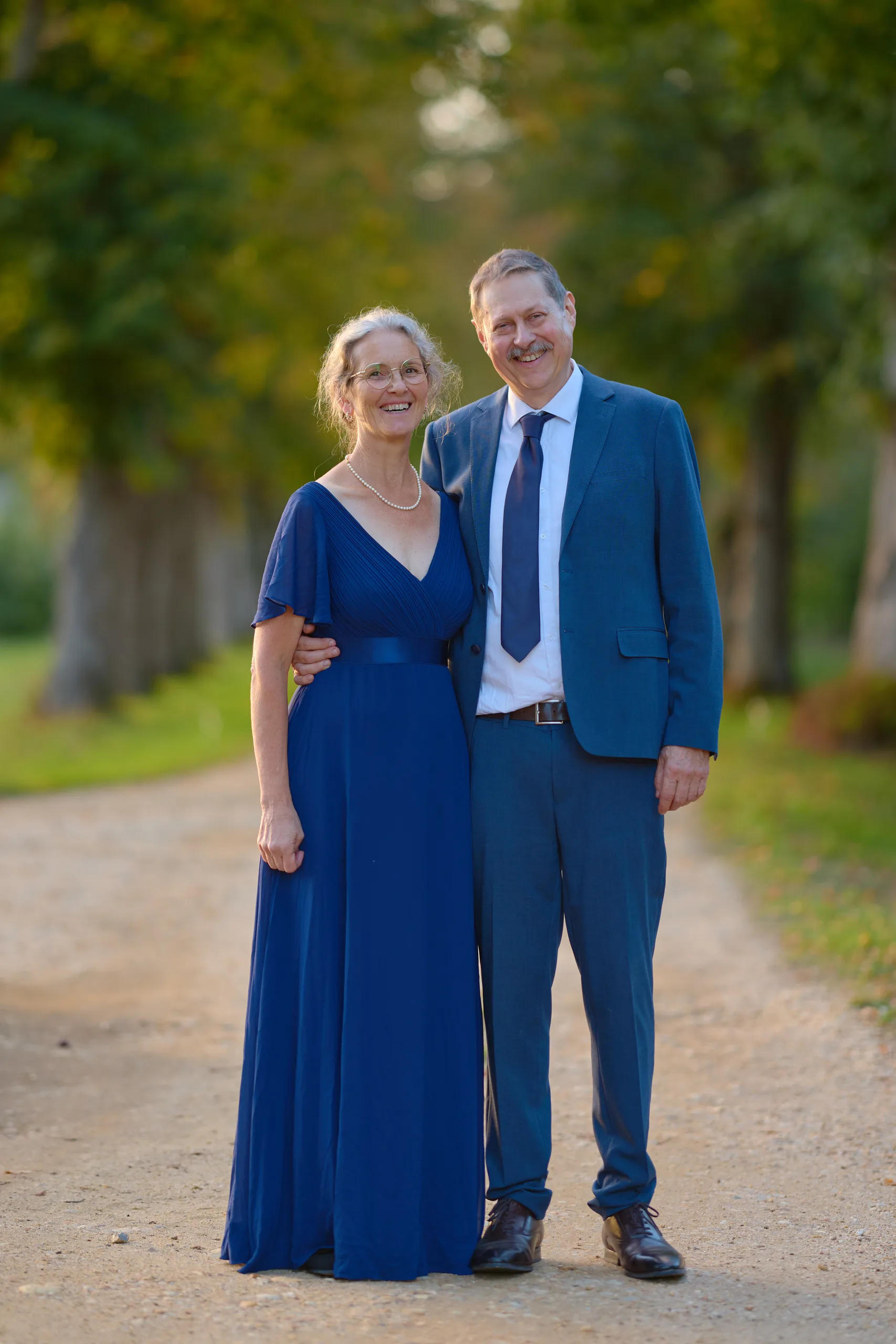Family and friends at Château de la Blérétie
