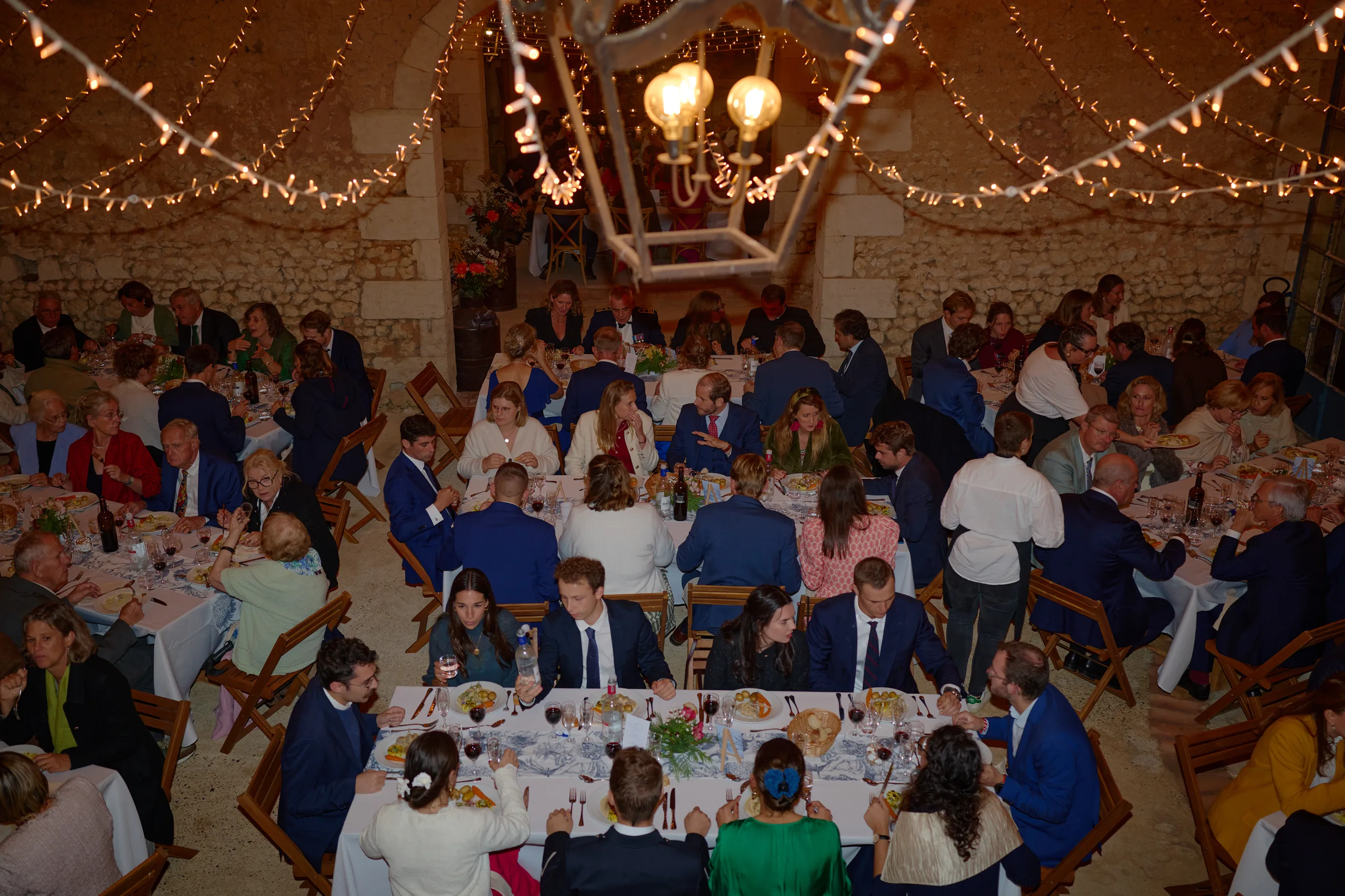 Dinner and speeches at Jade and Luc’s wedding
