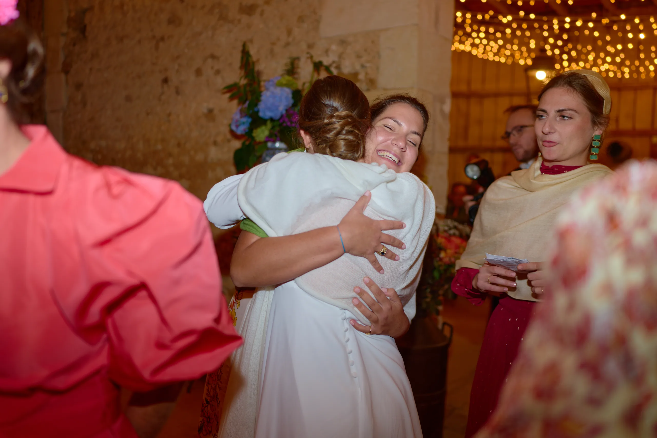 Dinner and speeches at Jade and Luc’s wedding