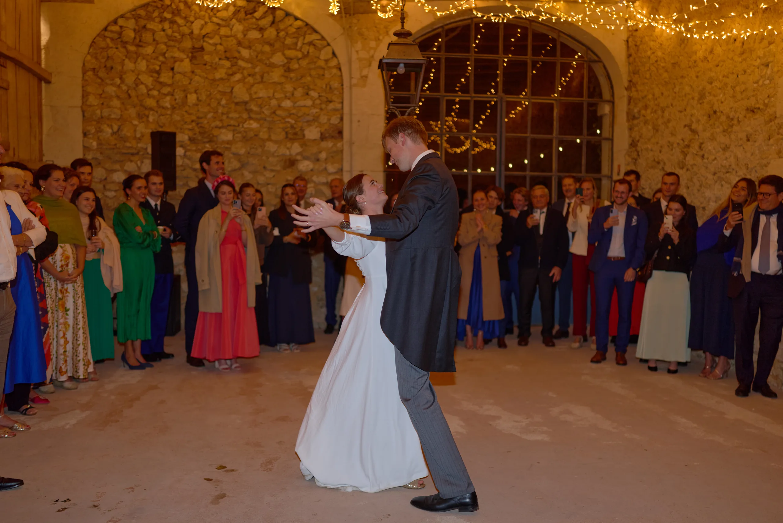 Dancing at Jade and Luc’s wedding reception
