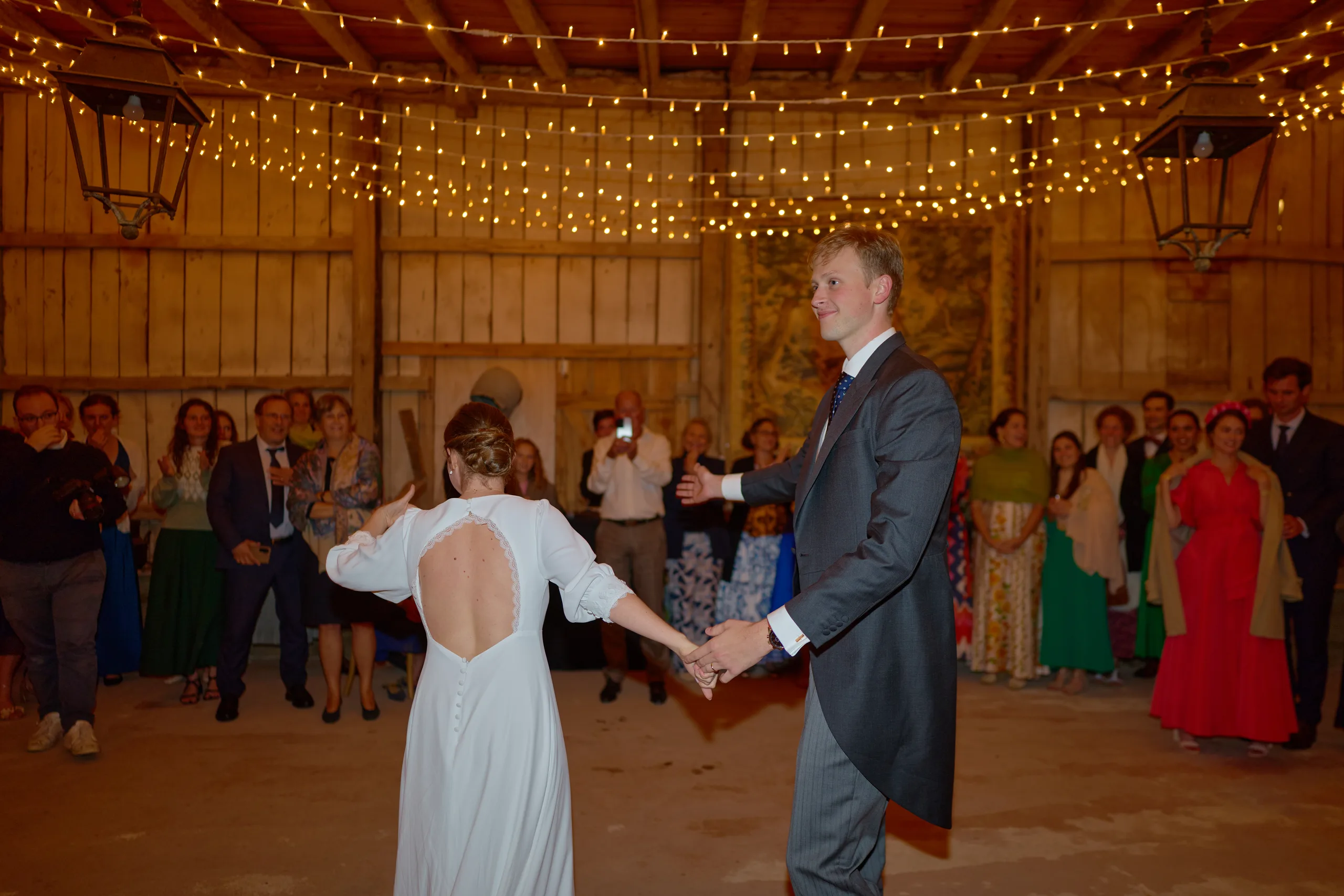 Dancing at Jade and Luc’s wedding reception