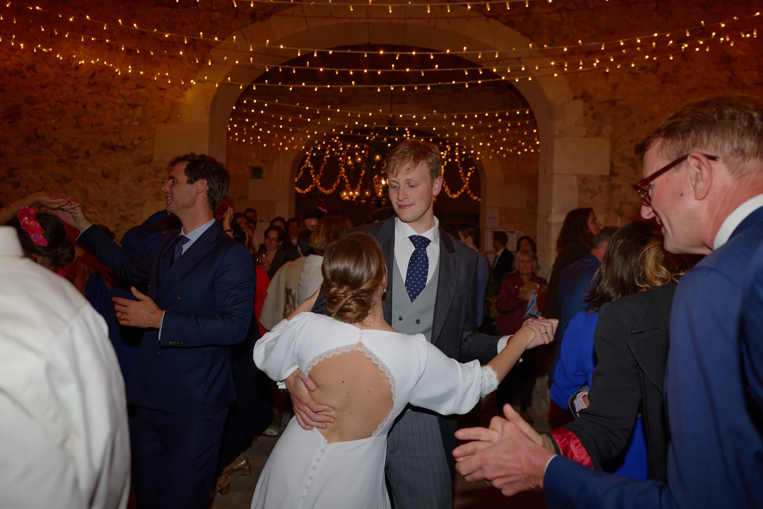 Dancing at Jade and Luc’s wedding reception