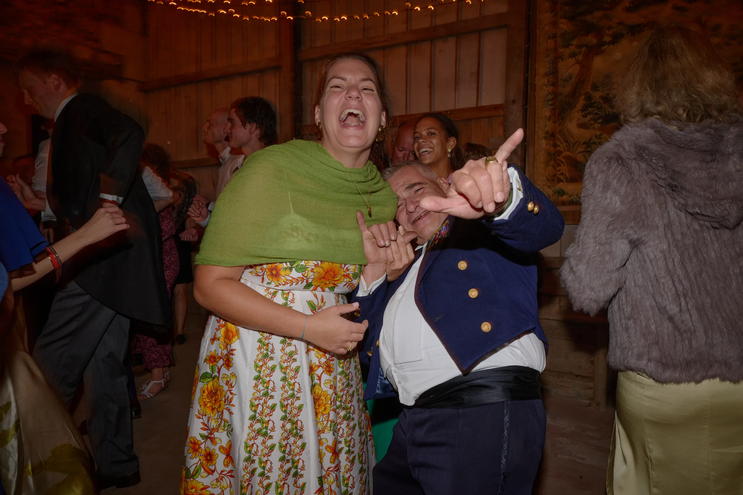 Dancing at Jade and Luc’s wedding reception