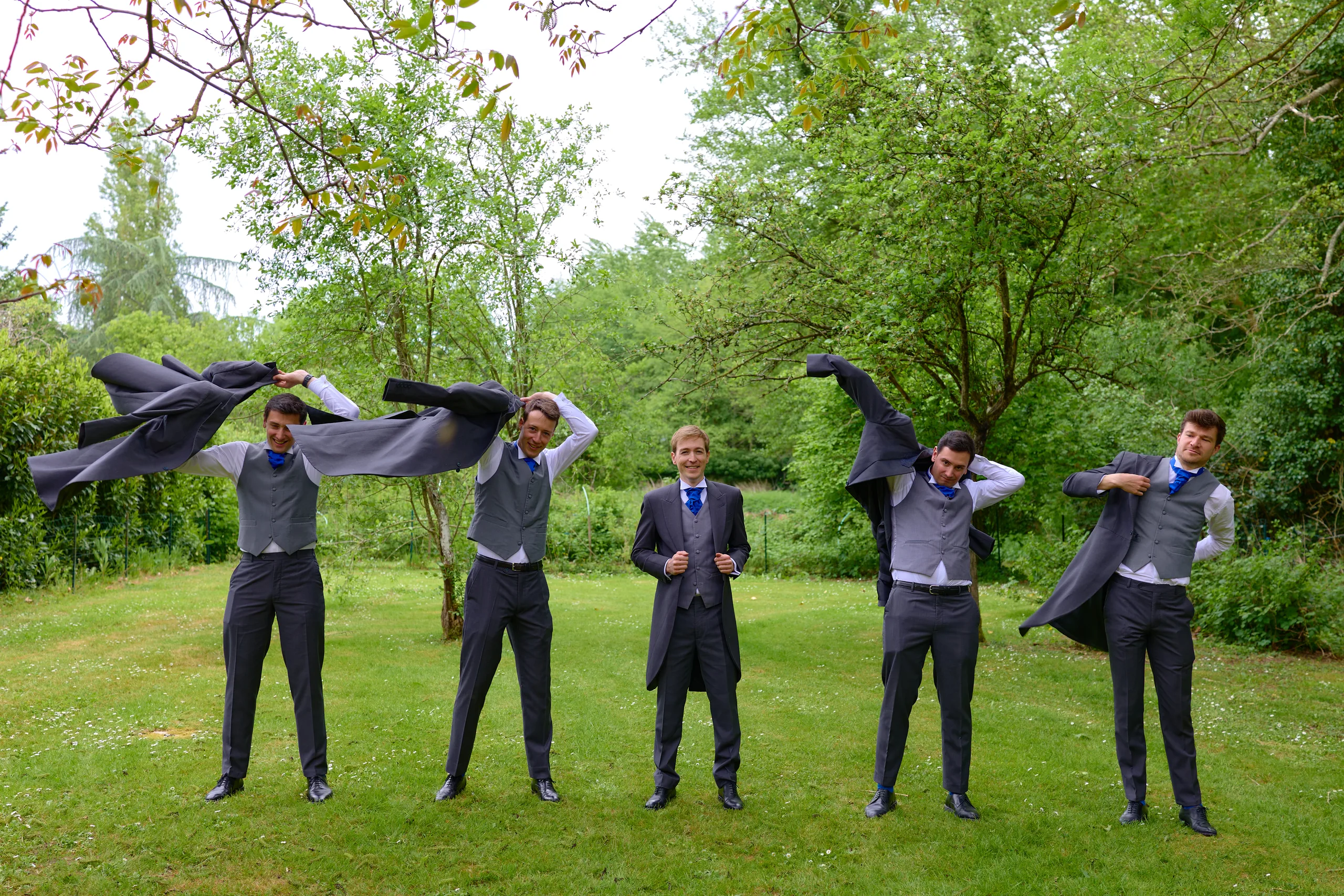 Setting off for the ceremony