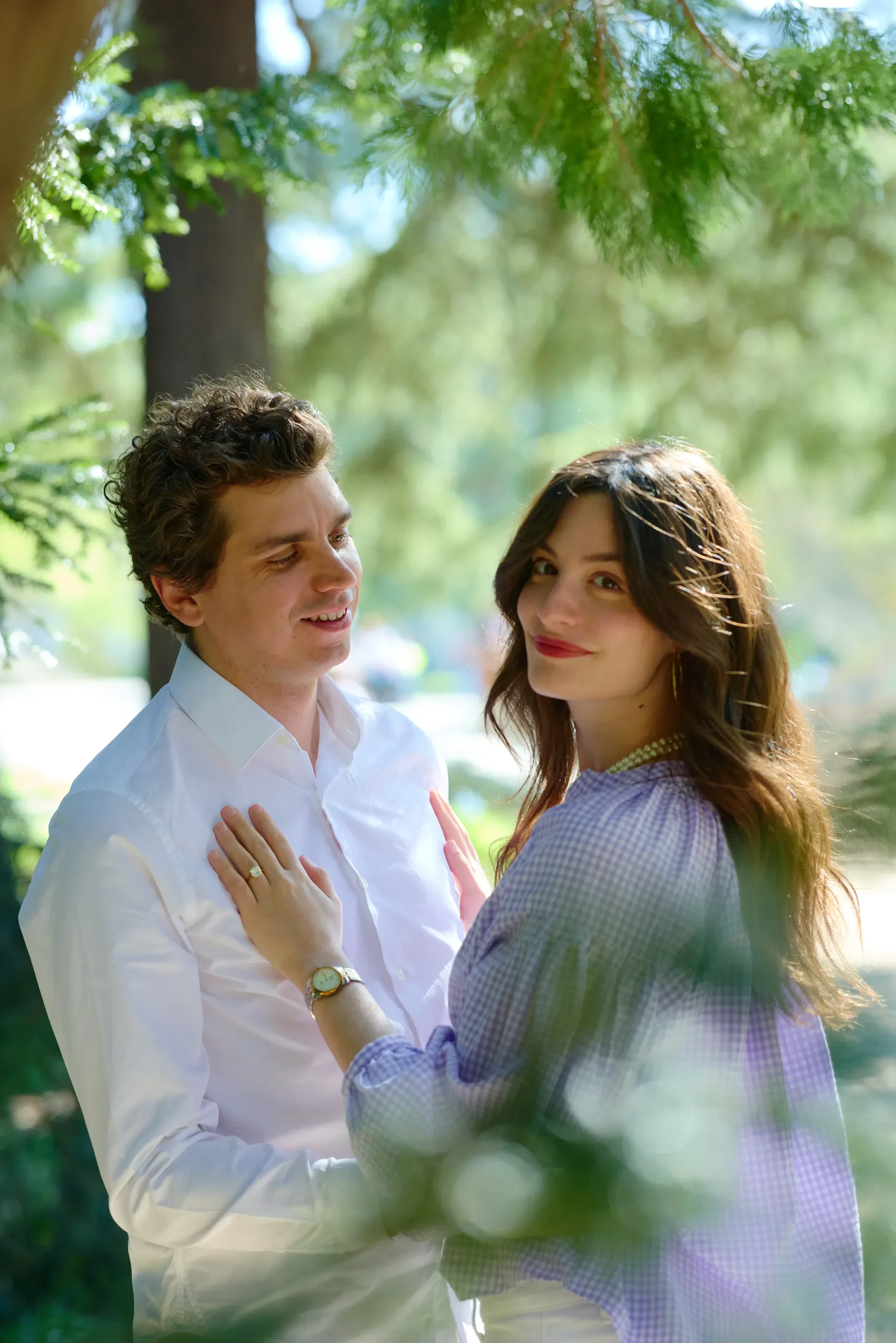 Complicité lors de la promenade